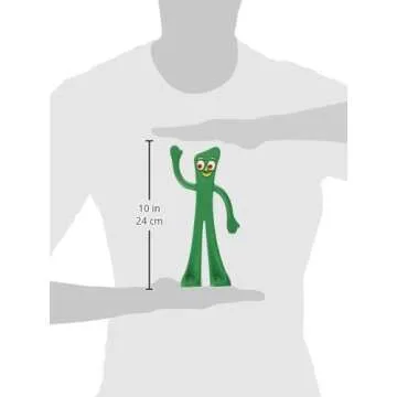 Multipet Gumby Latex Dog Toy - Squeaky Dog Toy for All Dogs - Easy-to-Clean Latex Dog Squeaky Toys - Latex Dog Toys for Cuddling, Chewing & Playing - Cute Pet Toy (9", Green)