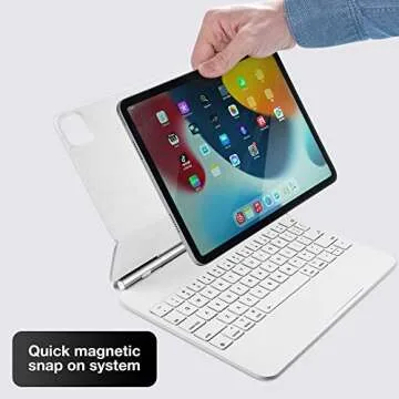 QUARK iPad Pro/Air Floating Keyboard Case with Trackpad