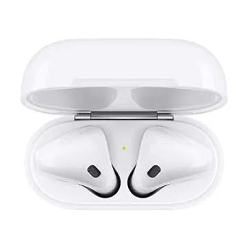 Apple AirPods (2nd Generation) Wireless Ear Buds, Bluetooth Headphones with Lightning Charging Case ...