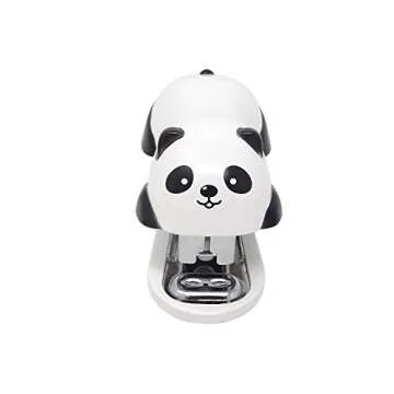 Honbay Mini Cute Panda Stapler Set for Fun Organization