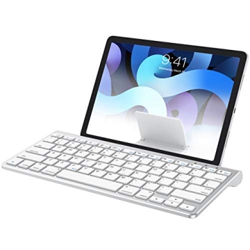 OMOTON Bluetooth Keyboard with Sliding Stand for iPhones