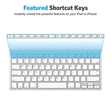 OMOTON Bluetooth Keyboard with Sliding Stand for iPhones