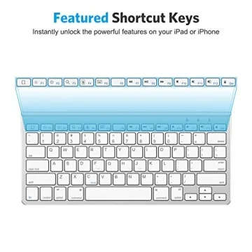 OMOTON Bluetooth Keyboard with Sliding Stand for iPhones