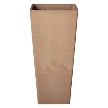 Arcadia Garden Eco-Friendly Contempo Tall Square Planter - 28-Inch Design