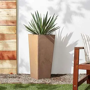 Eco-Friendly Arcadia Tall Square Planter 13x13x28