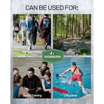 Premium Brass Whistles 125 decimals Set of 2 - Includes 2 Black Lanyard 30 Inches - Loud Survival Whistles - Solid Brass