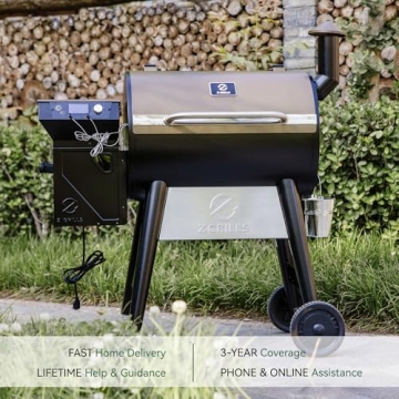Wood Pellet Grill Smoker with PID Controller 7002C