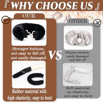 Heatless Hair Curler Overnight Rods Blowout Jumbo, Heatless Curls No Heat Curlers to Sleep in Large ...