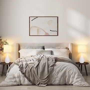 TUUANA 16.6in Ceramic Table Lamps Set of 2 for Home