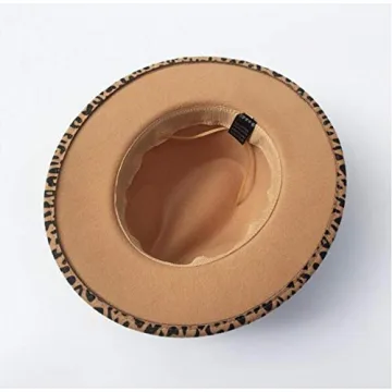 Leopard Printed Fedora Hat for Fashion Lovers