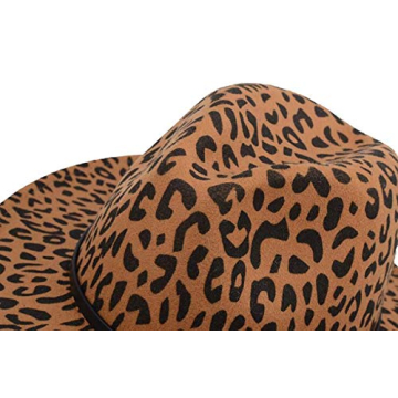Leopard Printed Fedora Hat for Fashion Lovers