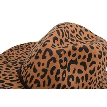 Leopard Printed Fedora Hat for Fashion Lovers