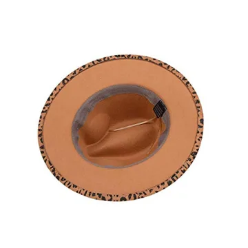 Leopard Printed Fedora Hat for Fashion Lovers