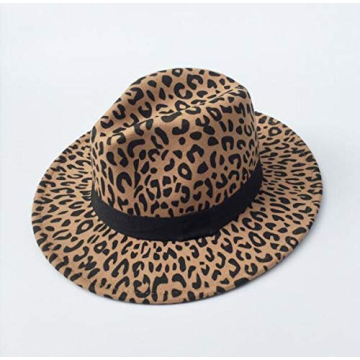 Leopard Printed Fedora Hat for Fashion Lovers