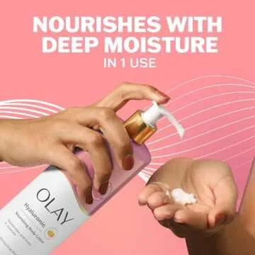 Olay Nourishing Body Lotion with Hyaluronic Acid - 17 fl oz