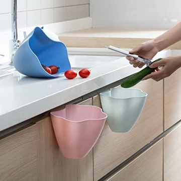 KUJOBUY Kitchen Tools & Gadgets - Kitchen Cabinet Door Hanging Trash Garbage Bin Rubbish Container - Suspension Tripe Threshold Suspended Junk Doorway Dangling Supported Scrap - 1PCs