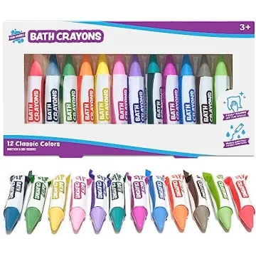 Vibrant Tub Works® Bath Crayons for Endless Bathtime Fun