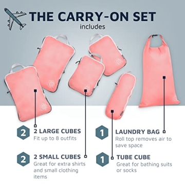 Compression Packing Cubes for Convenient Travel Gear