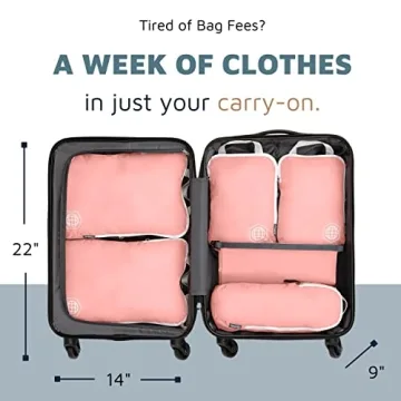 Compression Packing Cubes for Convenient Travel Gear