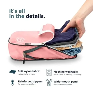 Compression Packing Cubes for Convenient Travel Gear