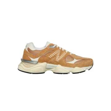 New Balance 9060 Unisex Sneakers, Great Plains|Calcium|Linen, Tan, 11.5 US Women/10 US Men