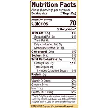 Bob's Red Mill Organic Golden Flaxseed Meal - Non GMO, Gluten Free