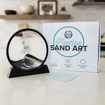 A Mindful Office Moving Sand Art Decor for Relaxation