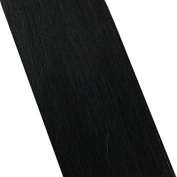I Tip Human Hair Extensions Pre Bonded #1 Jet Black 16inch