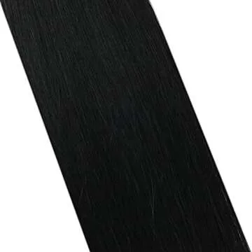 I Tip Human Hair Extensions Pre Bonded #1 Jet Black 16inch