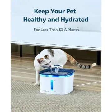 Veken Cat Water Fountain Filters - 16 Pack Replacement Filters