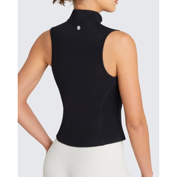 QUEENIEKE Women's Sleeveless Crop Shirt for All Activities