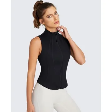 QUEENIEKE Women's Sleeveless Crop Shirt for All Activities