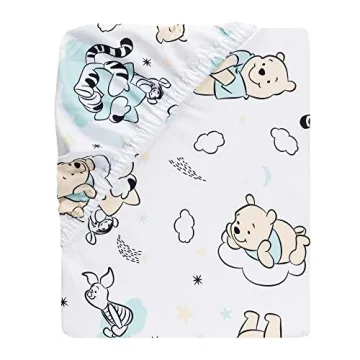 Cozy Winnie the Pooh Fitted Crib Sheet for Babies