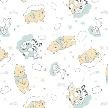 Cozy Winnie the Pooh Fitted Crib Sheet for Babies