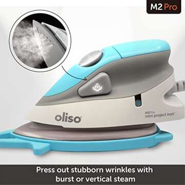 Oliso M2 Mini Project Steam Iron - Sewing Made Easy