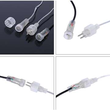 Lwind Meteor Shower Rain Lights,Twinkling Romantic Lights for Party, Wedding, Christmas, etc.11.8inch 8 Tubes (Purple)