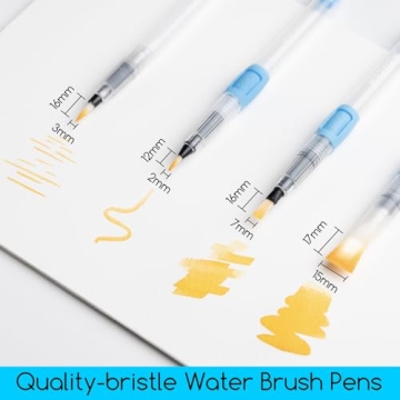 MEEDEN Travel Watercolor Paint Set for Artists on the Go