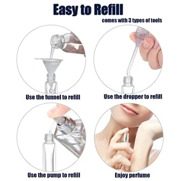 Lil Ray 10ml Perfume Atomizer Set for Travel and Parties