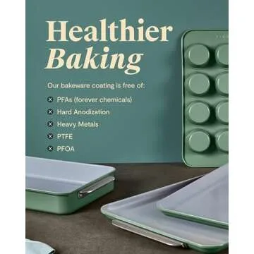 Caraway Nonstick Ceramic Bakeware Set for Effortless Baking