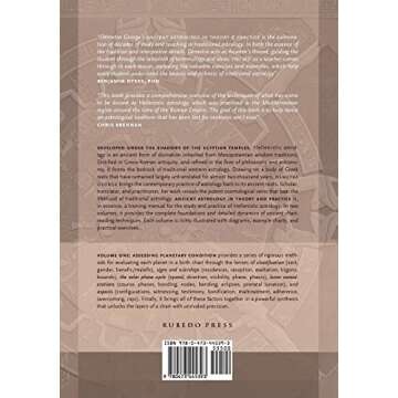 Ancient Astrology in Theory and Practice: A Manual of Traditional Techniques, Volume I: Assessing Pl...