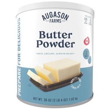 Augason Farms Butter Powder - 2 lbs No. 10 Can