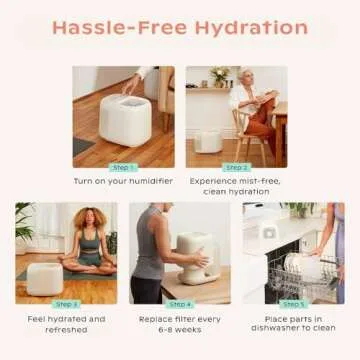 Canopy Humidifier - 36HR Run Time for Large Spaces