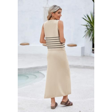 Pink Queen 2 Piece Waffle Knit Summer Outfit for Women