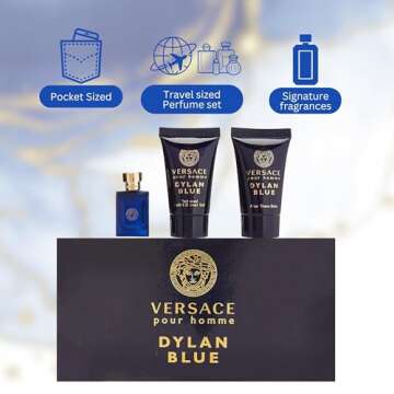 Versace Dylan Blue Pour Homme 3-Piece Miniature Set for Men