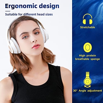 Riwbox TX8 Bluetooth Headphones with Touch Control and Mic