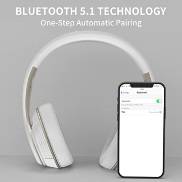 Riwbox TX8 Bluetooth Headphones with Touch Control and Mic