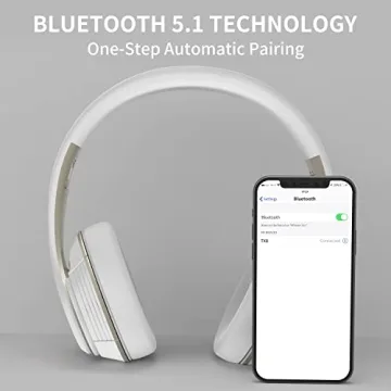 Riwbox TX8 Bluetooth Headphones with Touch Control and Mic