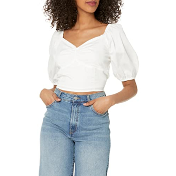 The Drop Women's Annie Smocked Top: Sweetheart & Stylish