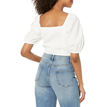 The Drop Women's Annie Smocked Top: Sweetheart & Stylish