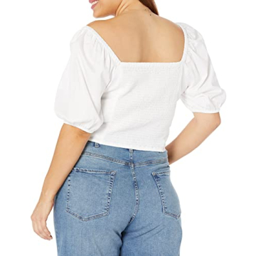 The Drop Women's Annie Smocked Top: Sweetheart & Stylish